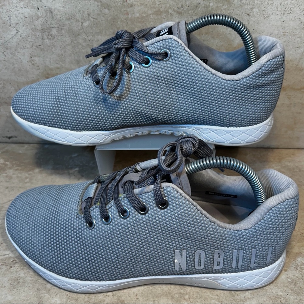 Nobull Superfabric Trainer Mens Size 7.5 Womens Size 9 Gym Shoes Gray